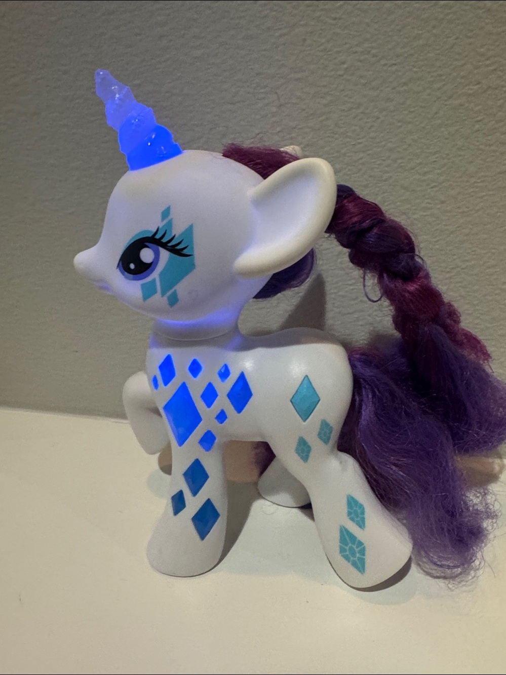 My little pony Rarity light up toy